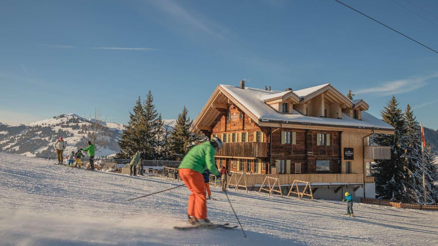 Rinderberg Swiss Alpine Lodge Zweisimmen Kültér fotó