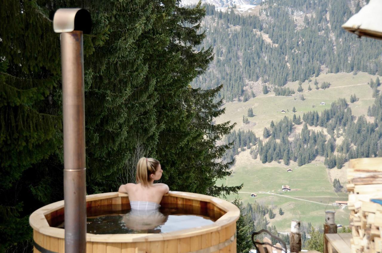 Rinderberg Swiss Alpine Lodge Zweisimmen Kültér fotó