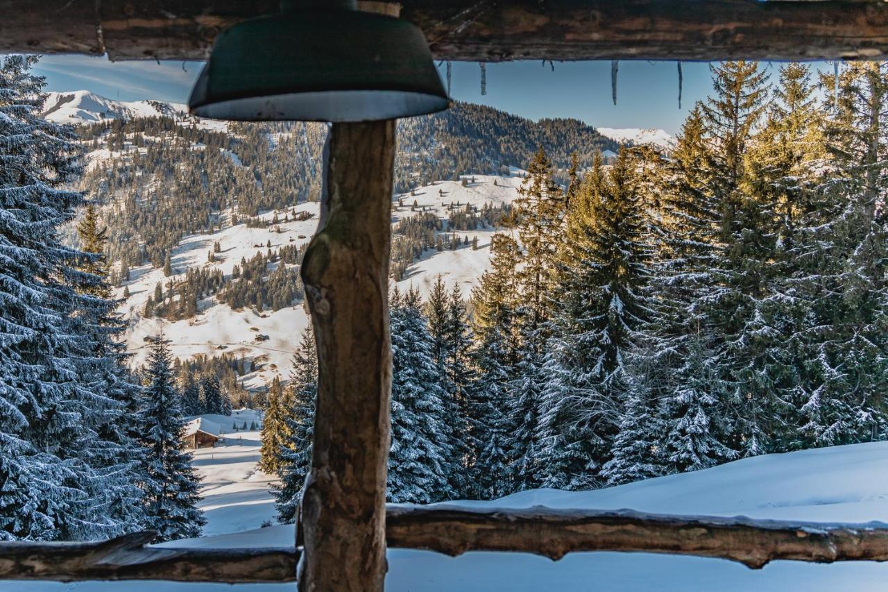 Rinderberg Swiss Alpine Lodge Zweisimmen Kültér fotó